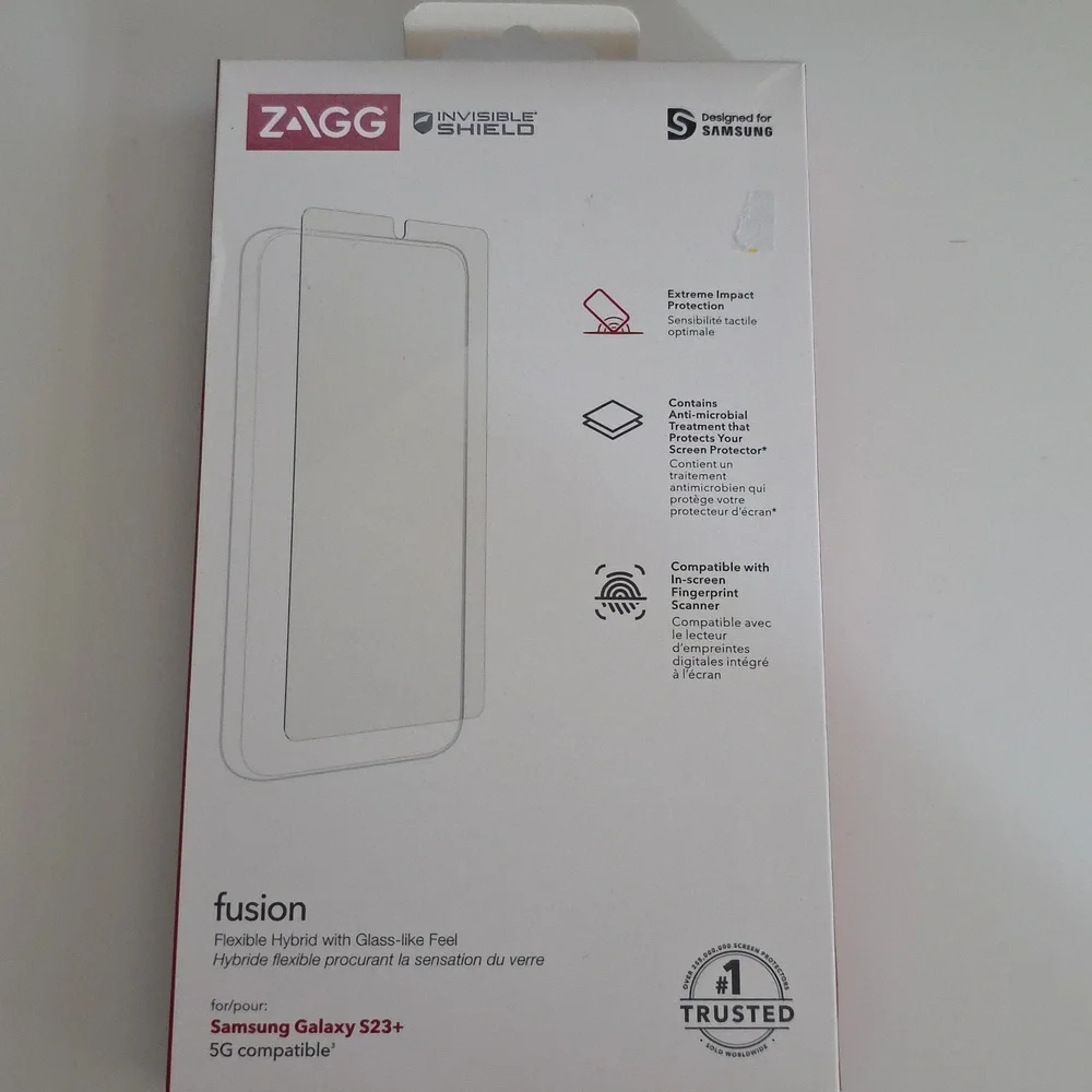 ZAGG Invisible Shield Screen Protector Samsung Galaxy S23+ 5G Compatible